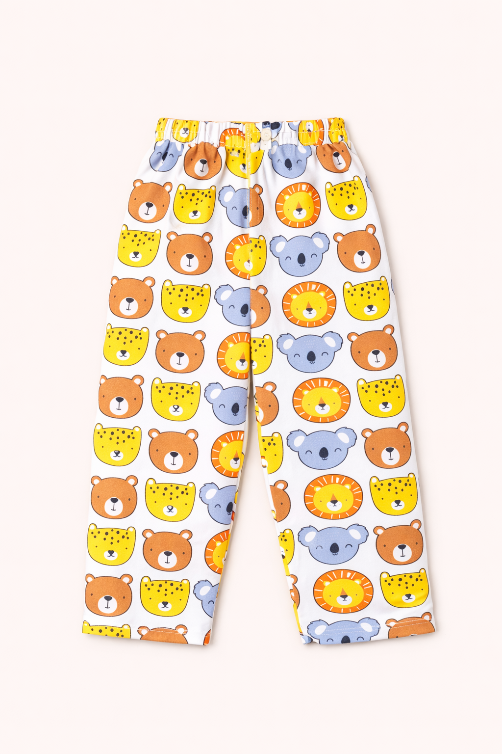 Dadda Doodle Cotton Woven Full Sleeves Co-ords Night Suit With Bears