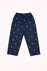 Dadda Doodle Cotton Woven Full Sleeves Co-ords Night Suit With Blue Print star