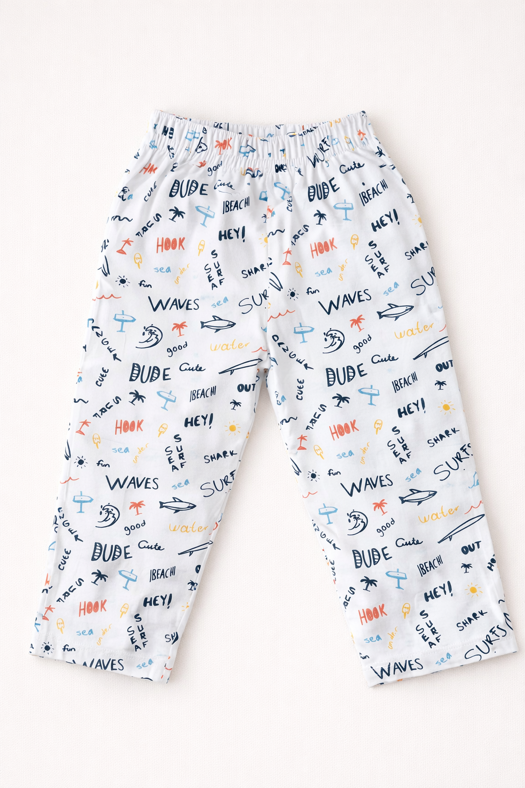 Dadda Doodle Cotton Woven Full Sleeves Co-ords Night Suit With Prints